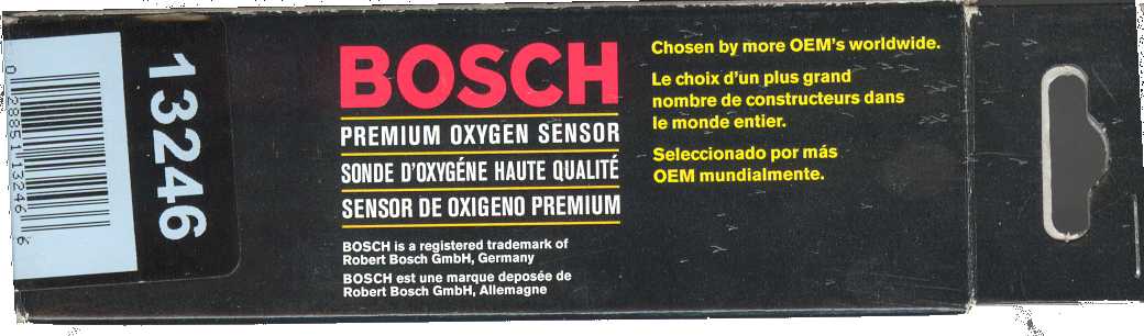 L1H1 NTK sensor in Bosch Box